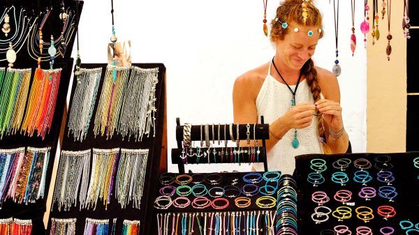 Tienda de artesanía en Menorca